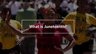 What is Juneteenth Americas newest federal holiday  REUTERS [upl. by Pirzada984]