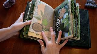 Forest Themed Practical Magic Style Junk Journal Book of Shadows Grimoire [upl. by Landers]