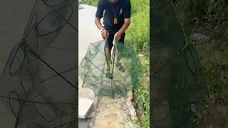 He Made This Unique Fishing Net shortsvideo [upl. by Nosnej]