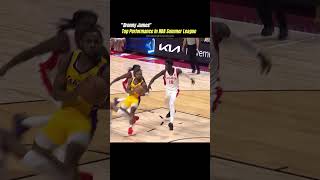 Bronny James  Top Performance in NBA Summer League [upl. by Sirk]