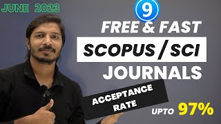 Free and Fast Publication SCOPUS and Web of Science Indexed Journals II Acceptance Rate up to 97 [upl. by Reese]