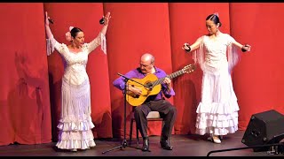 Flamenco Bulerías Castanets  Paco amp Yolanda Arroyo Mikaela Kai in Awaya Kai Concert 4152017 [upl. by Antonie]