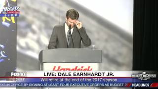 SAYING GOODBYE Dale Earnhardt Jr Announces Retirement FNN [upl. by Kaufman842]