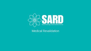 SARD Webinar Medical Revalidation [upl. by Fredia]