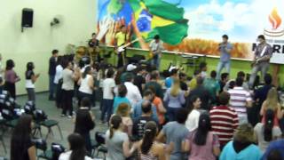 BANDA SOMOS TEUS FILHOS MINISTRANDO LOUVOR EU SOU LIVRE NA IGREJA CRISTA APOSTOLICA MORIA [upl. by Bartlet]