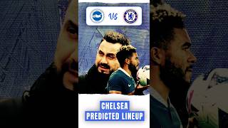 BRIGHTON vs CHELSEA PREDICTED LINEUP 🔥 Nkunku STARTS 3421 FORMATION DOMINANCE [upl. by Dituri]