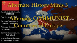 Alternate Communist Countries of Europe Alternate history Minis 3 [upl. by Haven]