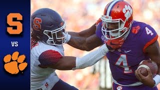 Syracuse vs Clemson Football Highlights 2016 [upl. by Garlanda]