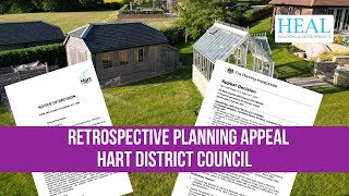 Retrospective Planning Appeal Hart District Council Garden Buildings in Open Countryside [upl. by Anivlek]