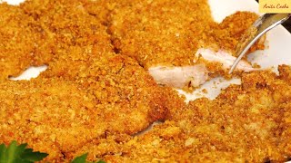 Crispy Breaded Chicken in the Oven [upl. by Gavrilla639]