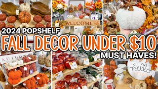 NEW BEST Fall Decor ALL UNDER 10 watch out target dollar spot  pOpshelf 2024 Fall Decorations [upl. by Naitsabas234]