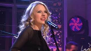 Taylor Swift  Love Story Live SNL 2009 [upl. by Eelirol]