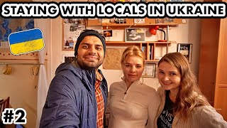 COUCHSURFING EXPERIENCE WITH LOCALS IN KYIV UKRAINE  I Cooked Indian Food [upl. by Nerej]