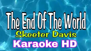 The End Of The World  Skeeter Daviskaraoke HD mixsing karaoke [upl. by Cinda157]