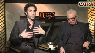 Extra Raw Scorsese and Sacha Baron Cohen Talk Hugo [upl. by Trumaine861]