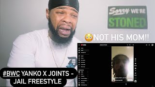 BWC Yanko x Joints  Jail Freestyle  AMERICAN REACTS🇺🇸😳😳🔥🔥 [upl. by Eduino]