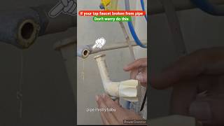 water tap repair pipemistrybabu plumbingandpipefitting plumbing pvc [upl. by Rein]