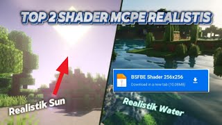 TOP 2 SHADER REALISTIK MCPE 120  Link MEDIAFIRE [upl. by Ahsaet]