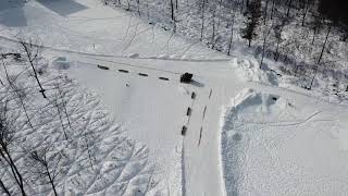 Brownville’s Food Pantry For Deer  Aerial View [upl. by Albert]