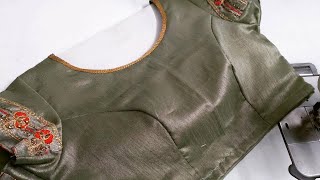 36 Size Boat Neck Blouse Cutting amp Stitching [upl. by Huberty]