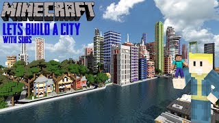 Minecraft Lets Build A City  Come Join  Ep 1 [upl. by Odnumde]