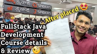 Jspiders Full Stack Development Course  JSpiders Review After getting Placed [upl. by Fiann]