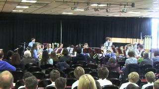 Caerleon Comprehensive School Brass Ensemble ABBA Gold Alan Fernie [upl. by Edlin228]