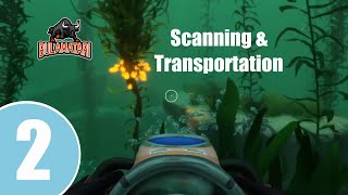 Subnautica First Playthrough  Quiet Mode Ep 2 Scanning amp Transportation [upl. by Brunhilde121]