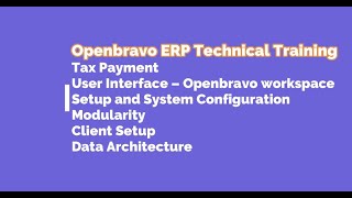 Openbravo ERP Workspace  Setup amp System  Modularity amp Client Setup  Openbravo Tutorial [upl. by Ahcorb]