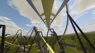 Hornet  BampM Inverted Coaster  No Limits 2 [upl. by Arrol]