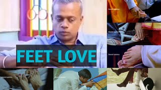 Feet touching scenes of GVM movie  GVM The feet Lover Bommi updates [upl. by Adelheid598]