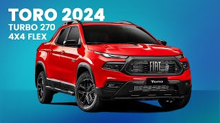 Fiat Toro 2024 terá motor TURBO 270 4X4 no lugar do diesel [upl. by Ecaj]