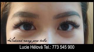 Prodlužování řas  hollywood volume lashes [upl. by Richie]