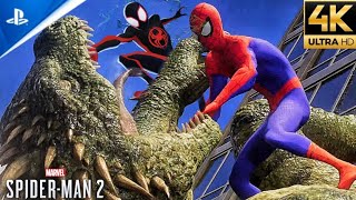 ITSV Peter B Parker vs Lizard Boss Fight Ultimate Difficulty  SpiderMan 2 PS5 4K [upl. by Aiasi]