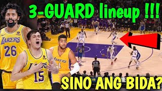 BABALIK SA 3 GUARD LINEUP ANG LAKERS KATATAKUTAN NA KAYA nba lakers news scoreboards and updates [upl. by Pelligrini]