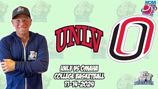 UNLV vs Omaha 111424 Free College Basketball Picks and Predictions  NCAAB Pick [upl. by Gambrell]