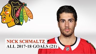 Nick Schmaltz 8 All 21 Goals of the 201718 NHL Season [upl. by Thibault]