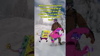 Snowboarding Mistake 😂 snowboarder [upl. by Litnahs]