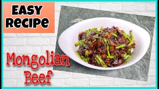 MONGOLIAN BEEF PF CHANGS STYLE  EASY AND SIMPLE RECIPE  Mommy Sheys Kitchen [upl. by Mulvihill398]