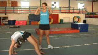 Gymnastics  How to Do a Backbend [upl. by Lamar]