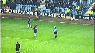 COVENTRY CITY 3 V CHELSEA 1 9th april 1997 [upl. by Delmore]