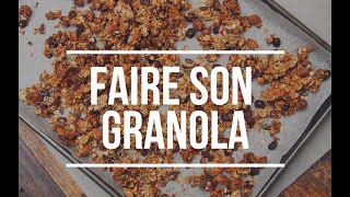 Faire son Granola Maison  facile et healthy [upl. by Gwenn8]