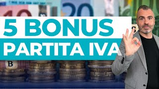 5 Bonus per le Partite Iva  I Sussidi per i Lavoratori Autonomi da Iscro a baby sitter [upl. by Oimetra]