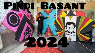 Pindi Basant 2024  Rawalpindi City Basant  Biggest kites ever  Police aa gayai [upl. by Lilyan505]