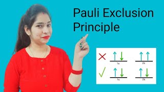 Pauli s Exclusion Principle Class 11  Structure of atom l NCERT Chemistry l [upl. by Edelstein]