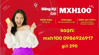 Gói 4g viettel 100k không giới hạn data [upl. by Culberson]