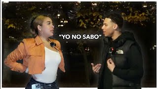 No Sabo Kid learns Spanish from a Spanish Gyal [upl. by Ylecara]