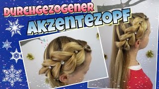 AKZENTE ZOPF durchgezogen🎀Haare mittellang🎀coole Mädchen ZöpfeampFrisuren [upl. by Jose]