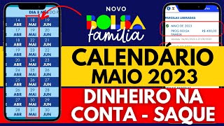 CALENDÃRIO DE MAIO 2023 DO AUXÃLIO BRASIL  BOLSA FAMÃLIA  DINHEIRO NA CONTA LIBERADO [upl. by Eiramaliehs504]