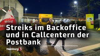 PostbankTarifrunde Verdi ruft zu bundesweiten Streiks im Backoffice und in Callcentern [upl. by Oeflein395]